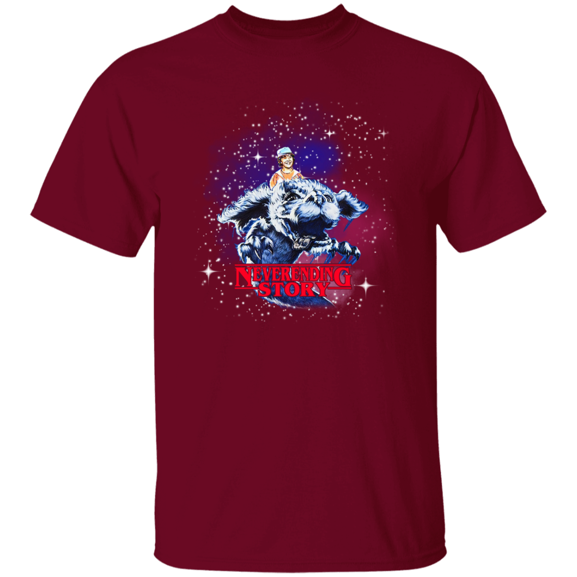 Stranger Things Dustin Neverending Story Vintage T-Shirt