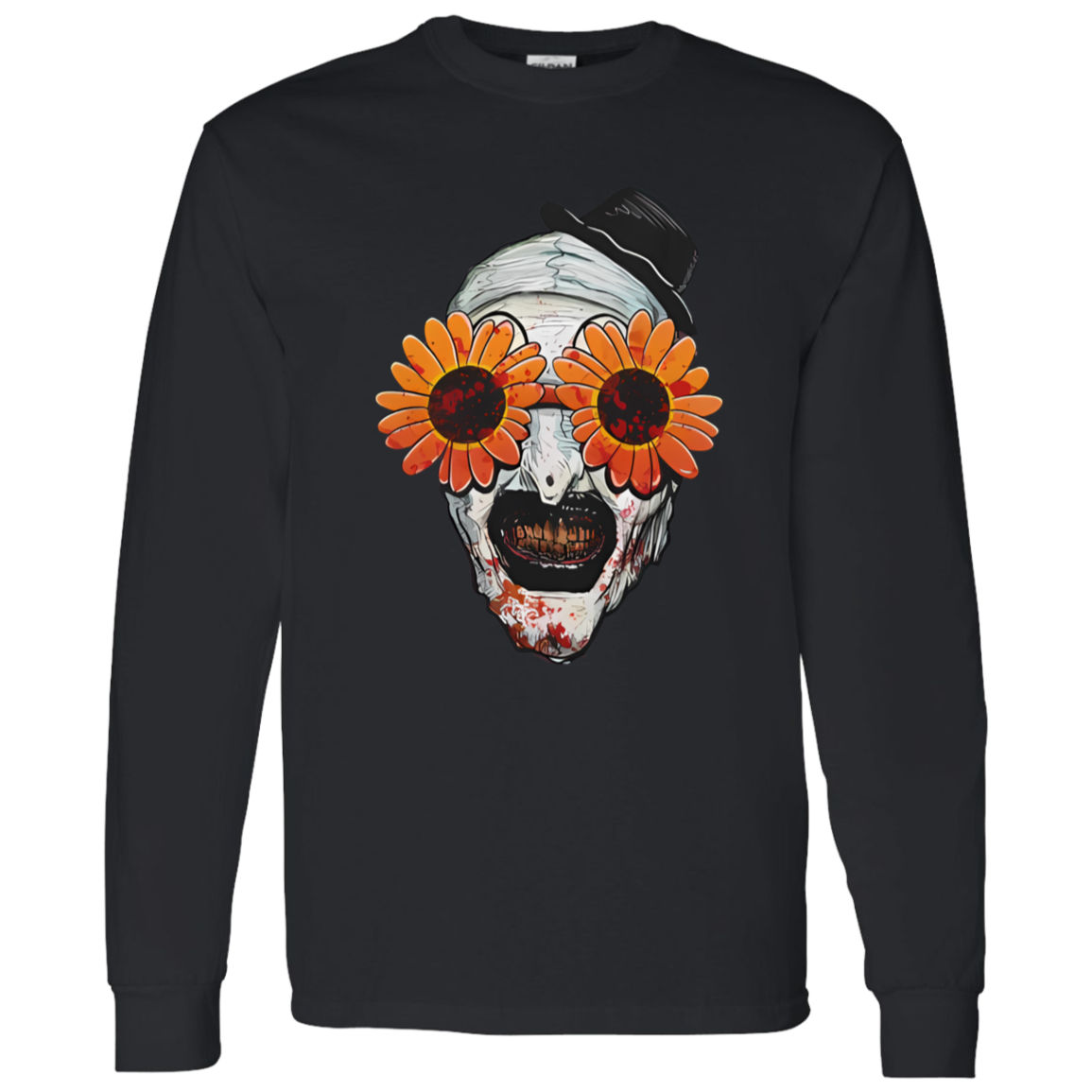G540 LS T-Shirt 5.3 oz. Art The Clown Terrifier 2 Sunflower Sunglasses Classic T-Shirt