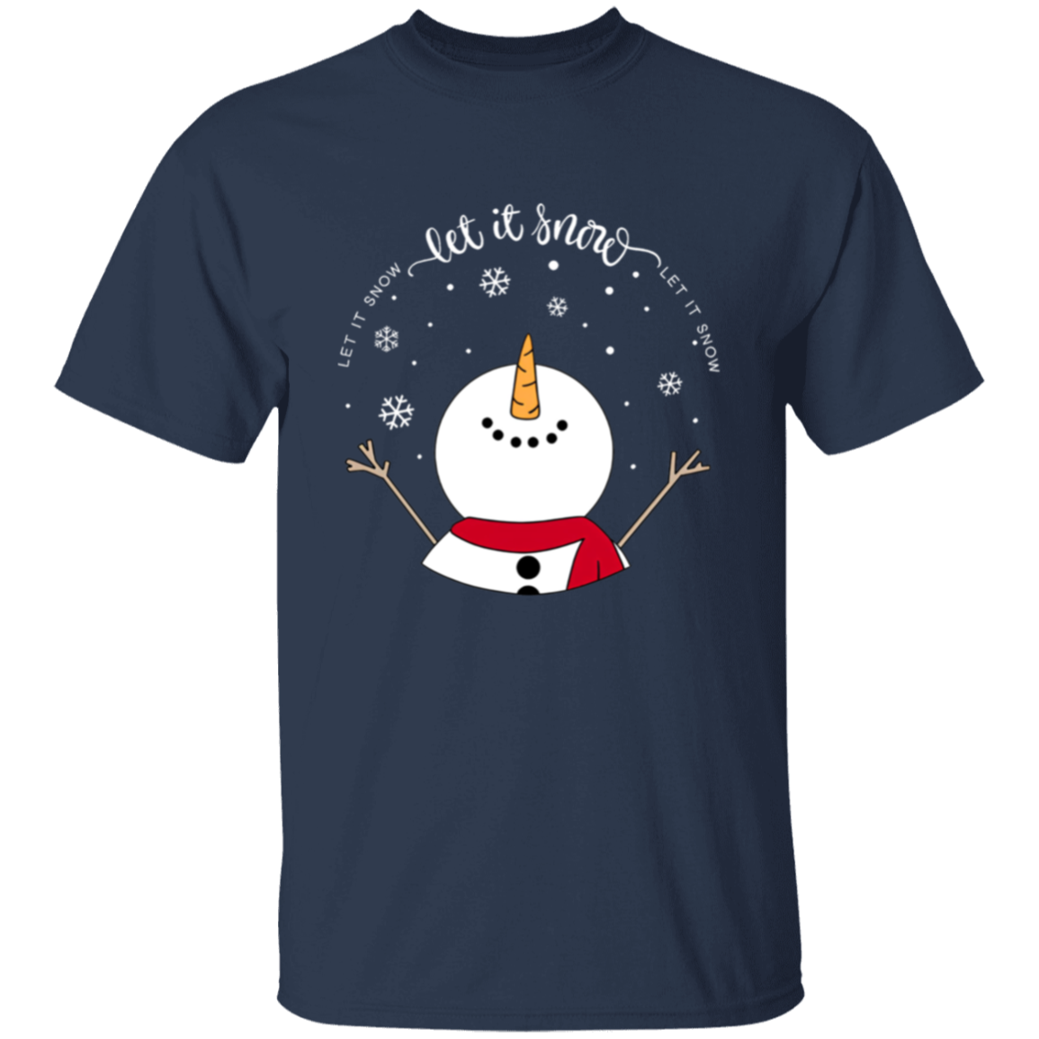 Let It Snow Teacher Vintage T-Shirt
