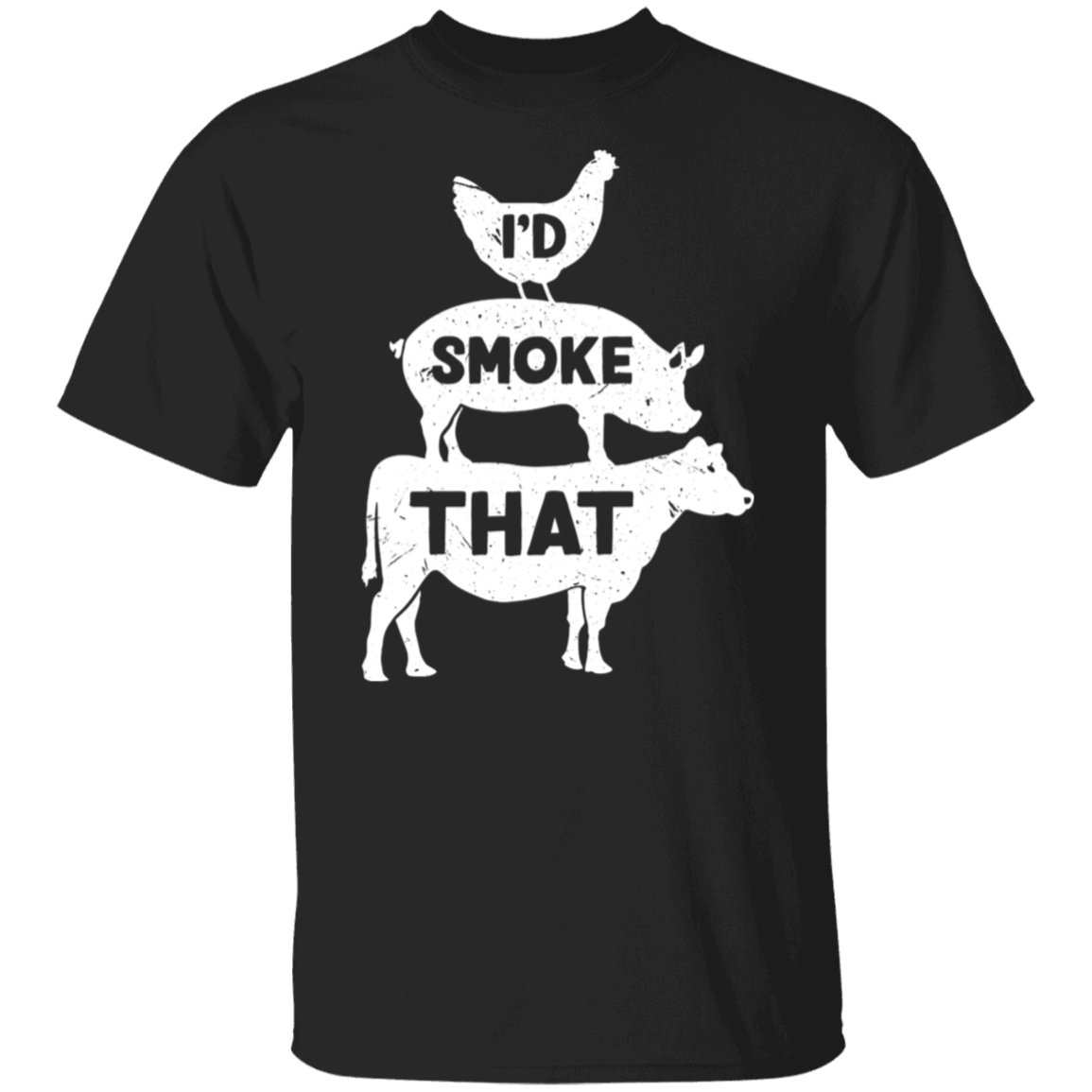 I'd Smoke That Vintage Unisex T-Shirt - lucy - ID26092401