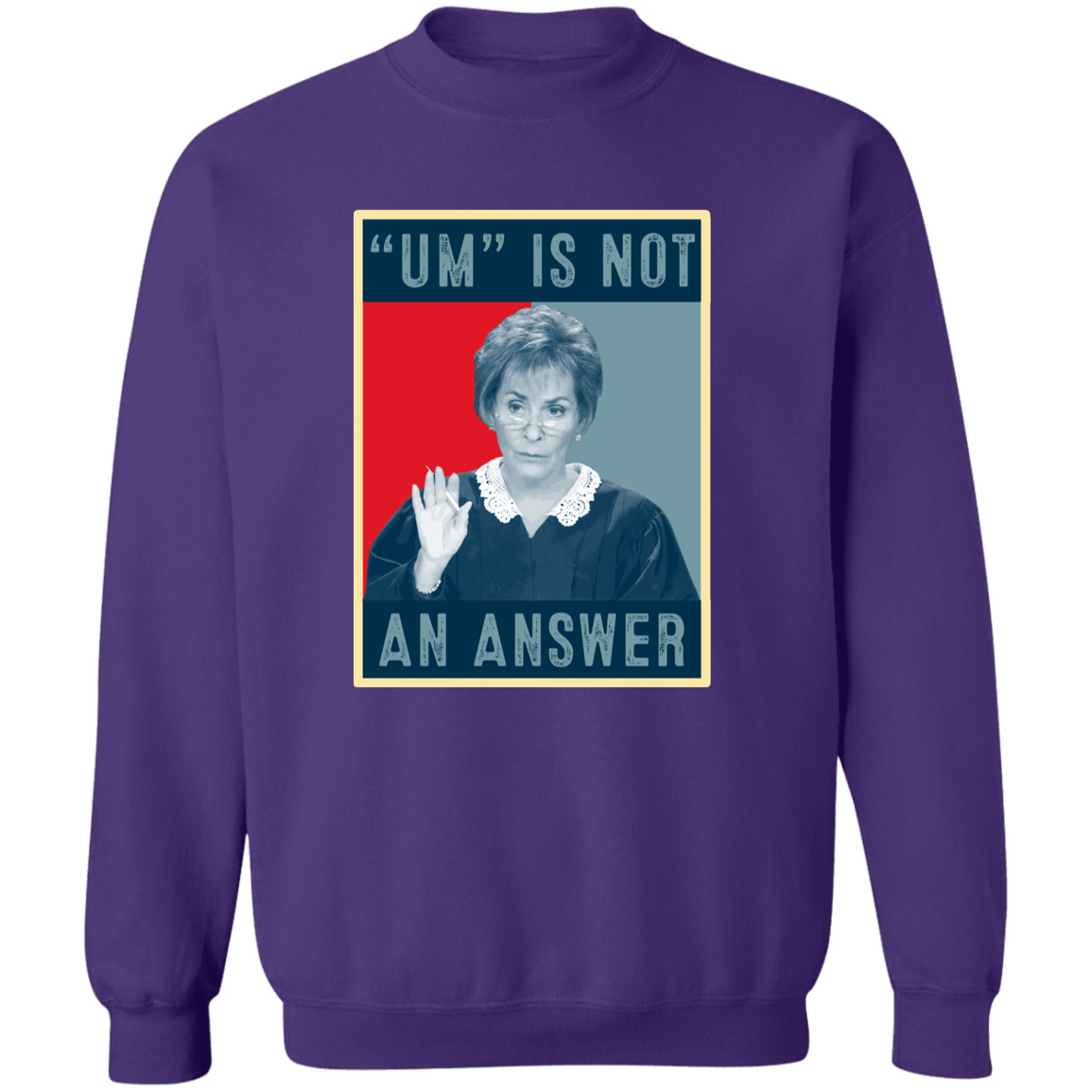 Um Is Not An Answer Vintage Sunset Pullover Sweatshirt