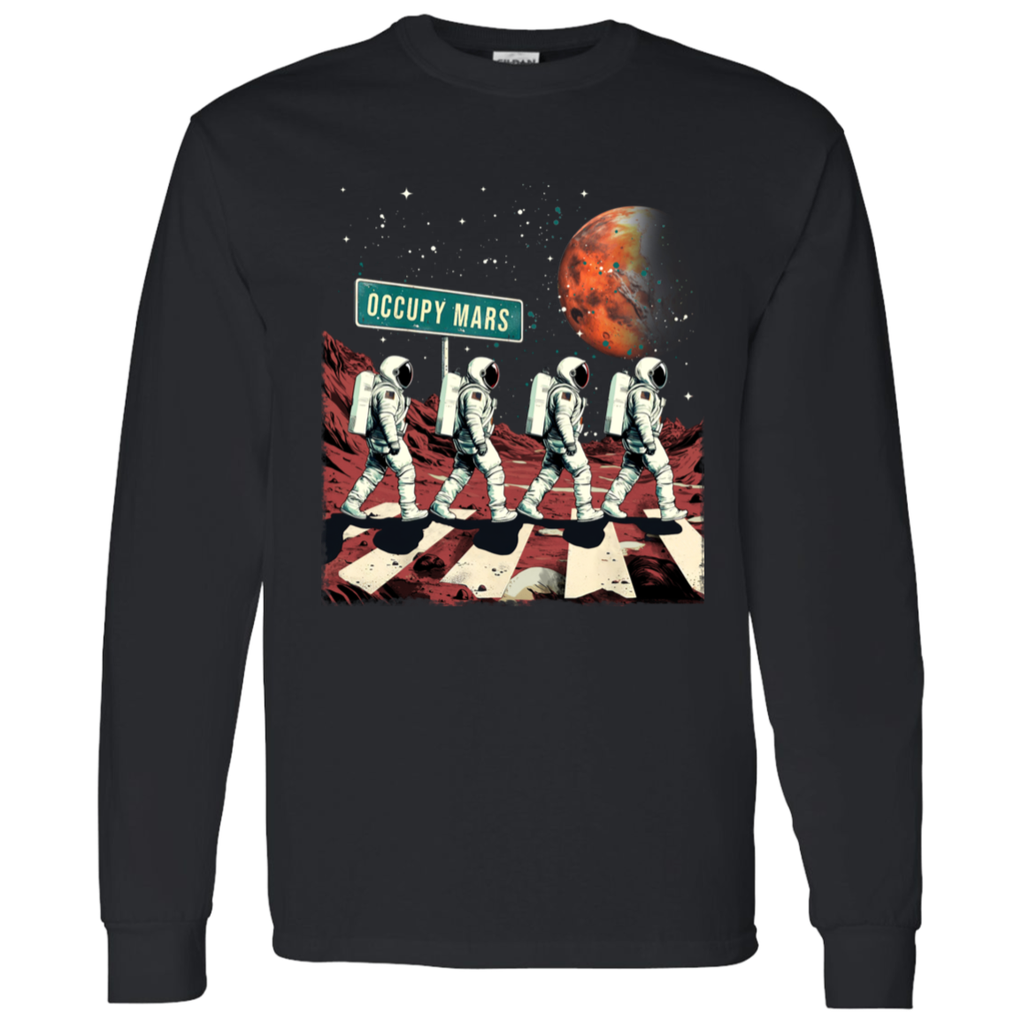 Occupy Mars Vintage Long Sleeve - ID08102423
