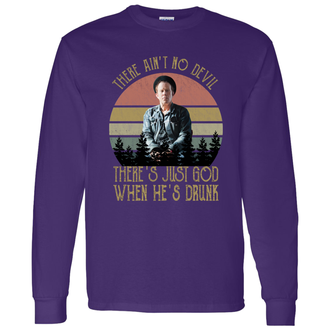 G540 LS T-Shirt 5.3 oz. Vintage Retro Tom Waits Music Icons Classic T-Shirt