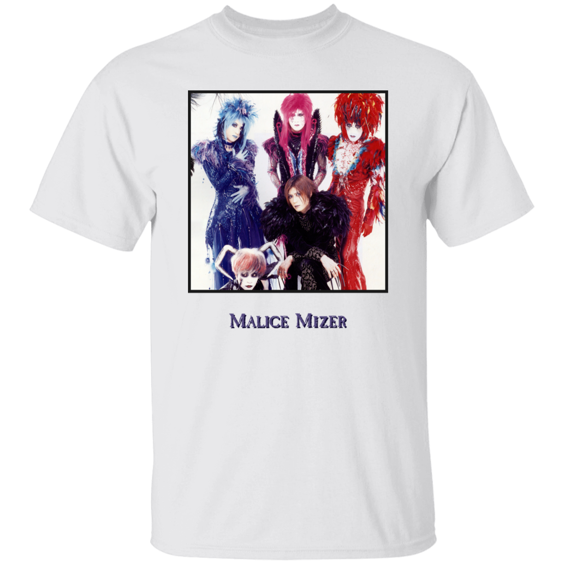 Malice Mizer Retro Colorful Vintage T-Shirt, Malice Mizer Shirt, Rock Band Shirt, Rock Music Shirt, Music Lovers Shirt, Gothic Rock ShirtG500 5.3 oz. T-Shirt