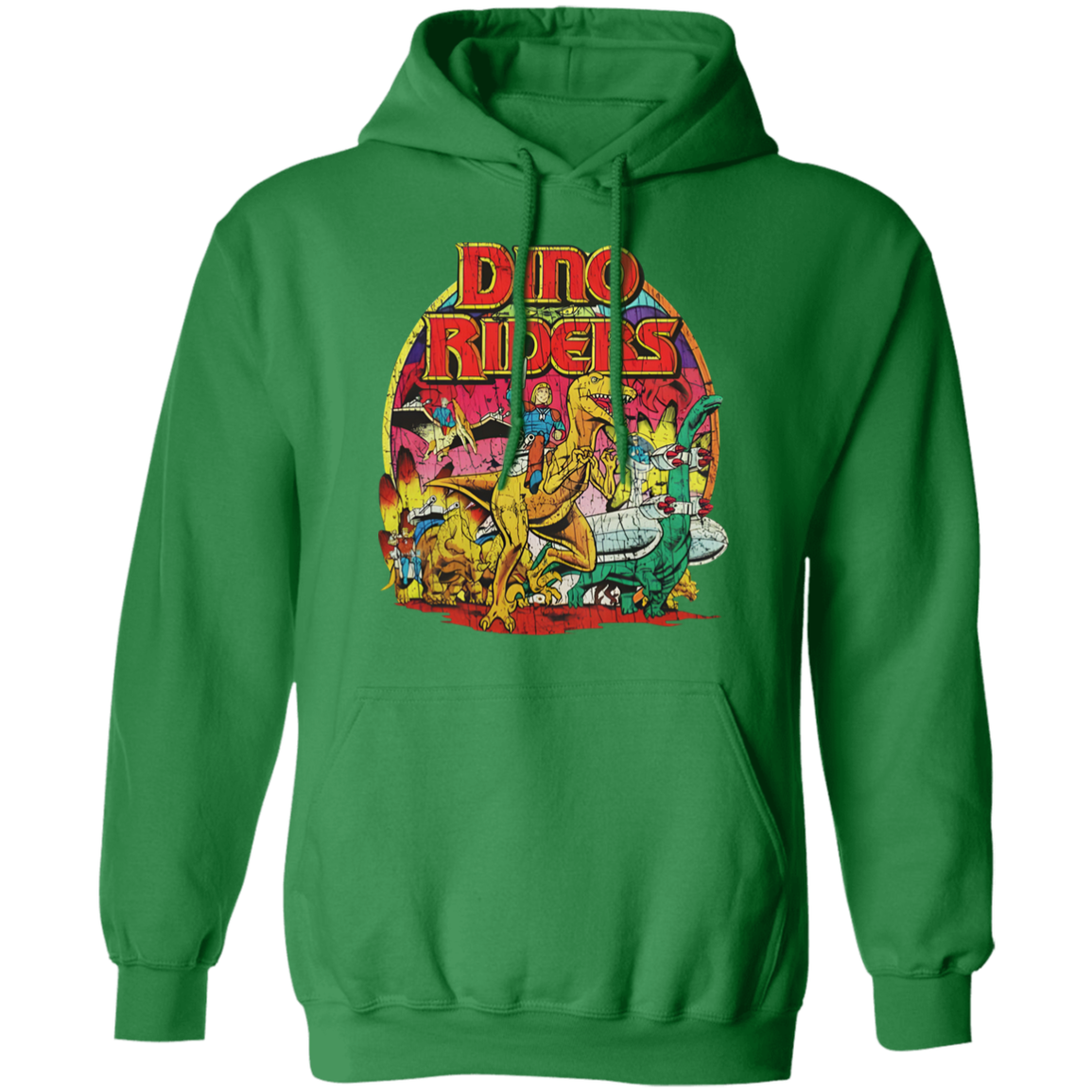 Dino Riders The Adventure Begins 1988 Hoodie