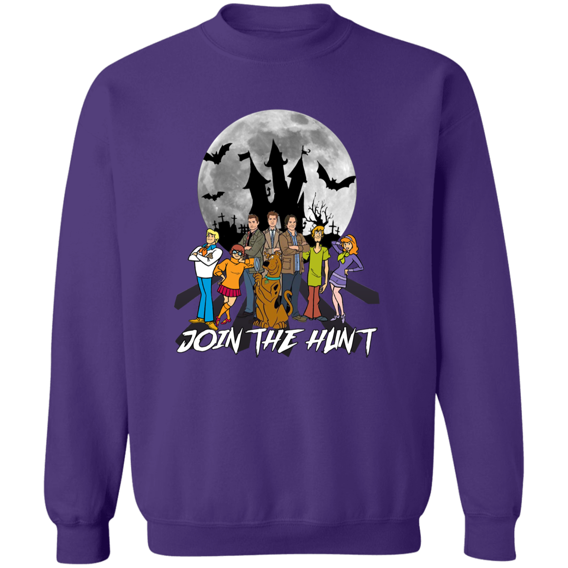 Join The Hunt Crewneck Pullover Sweatshirt