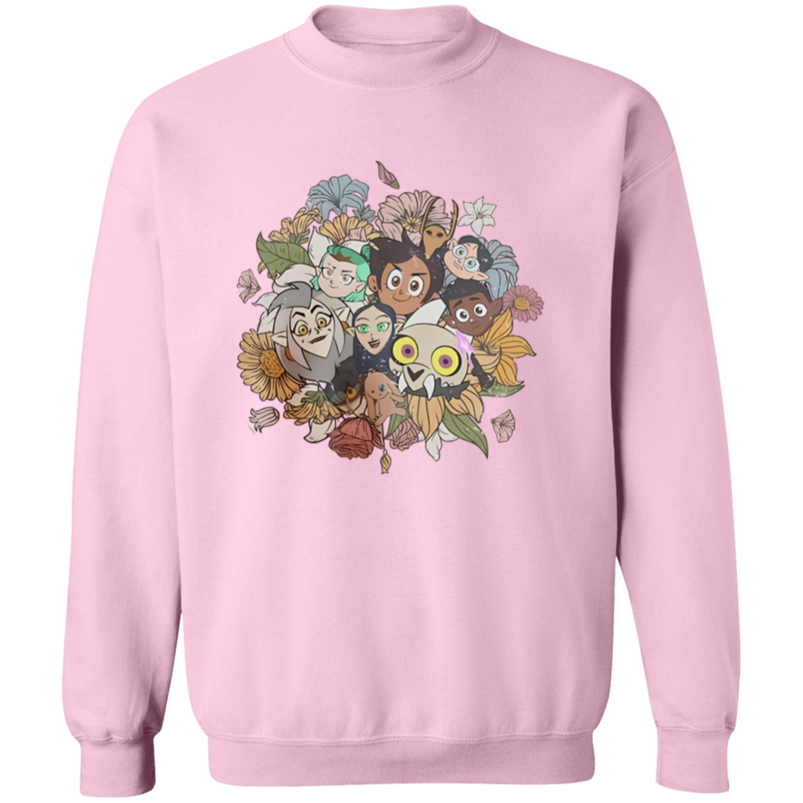 The Owl House Floral Retro Sweatshirt