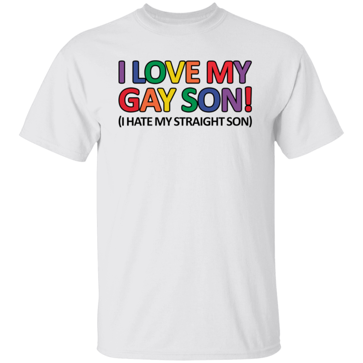 I Love My Gay Son Bear T-Shirt - ID20082444