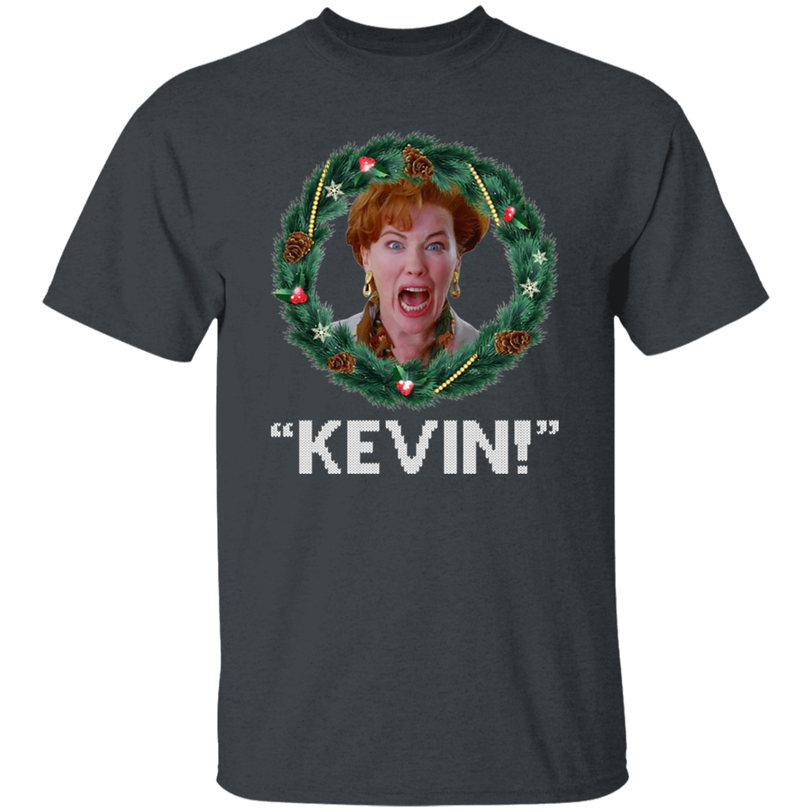 Kevin Home Alone Christmas Vintage T-Shirt, Home Alone Shirt, Comedy Movie Shirt, Christmas Shirt, Christmas Movie Shirt, Kevin ShirtG500 5.3 oz. T-Shirt