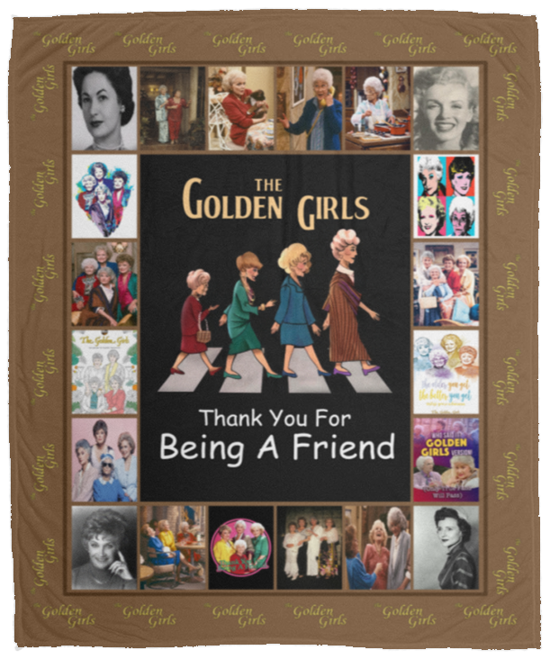 The Golden Girls TV Series Fleece Blanket, Mink Sherpa Blanket, Golden Girl Blanket, Stay Golden Blanket, TV Series Blanket VPM Cozy Plush Fleece Blanket - 50x60