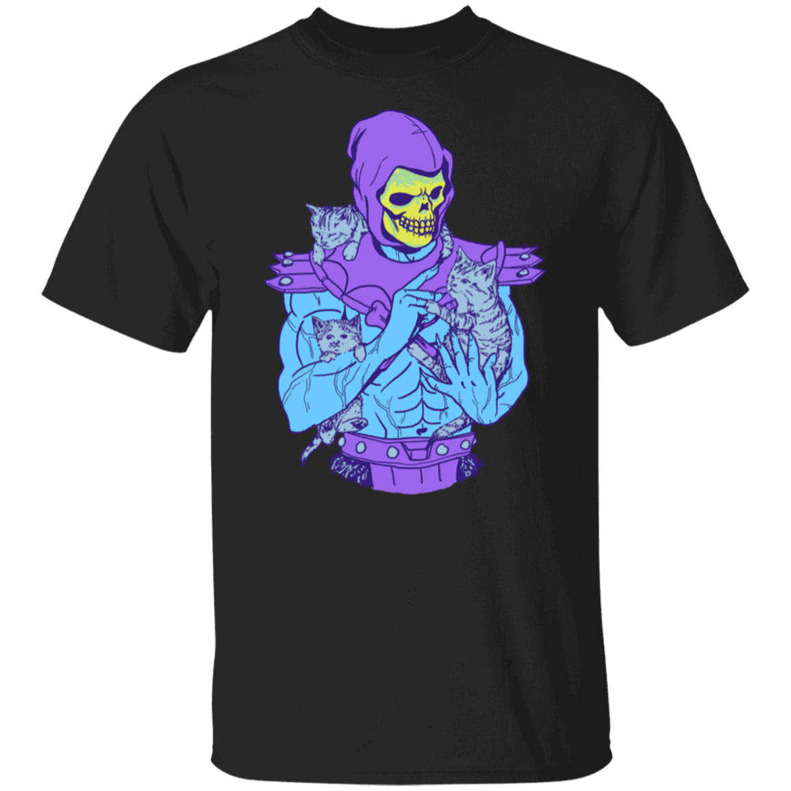 Skeletor Masters Of The Meoniverse Loves Cats T-Shirt