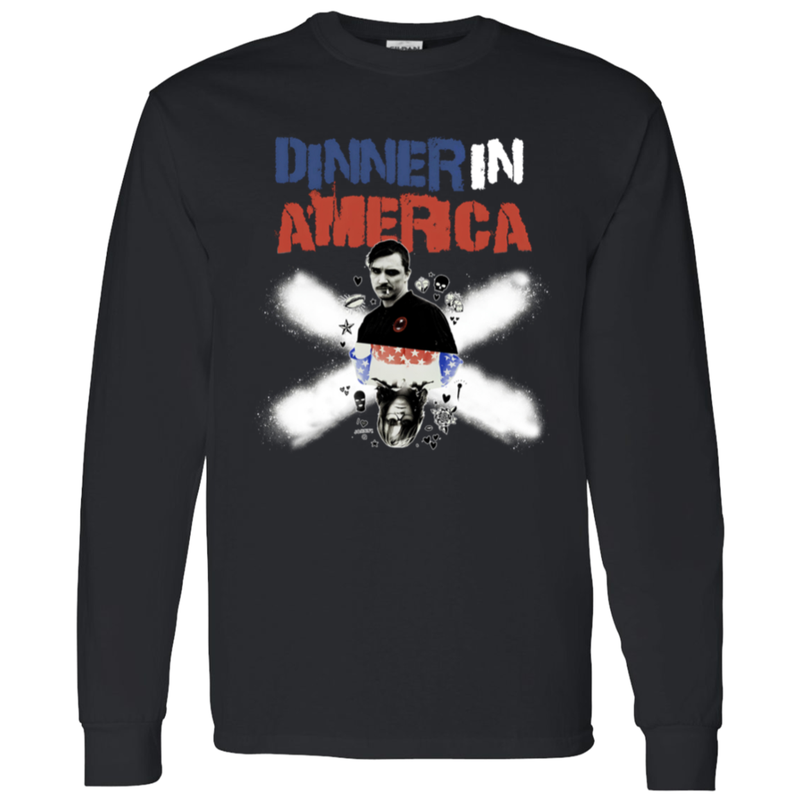 Dinner In America Retro long Sleeve - ID18092406