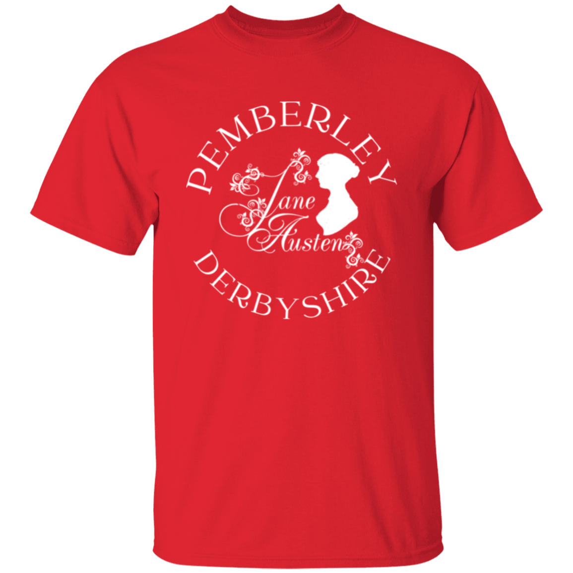 Jane Austen Pemberley Derbyshire T-Shirt - ID10062437