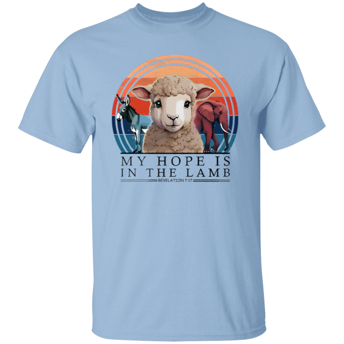My Hope Is In The Lamb Vintage Unisex T-Shirt - pelyn - ID01082420
