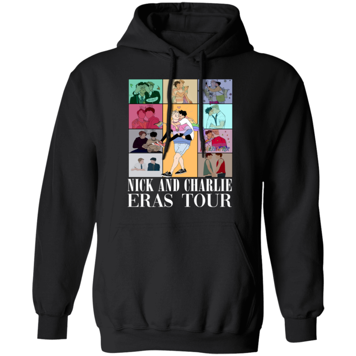 Nick And Charlie Heartstopper Eras Tour Hoodie