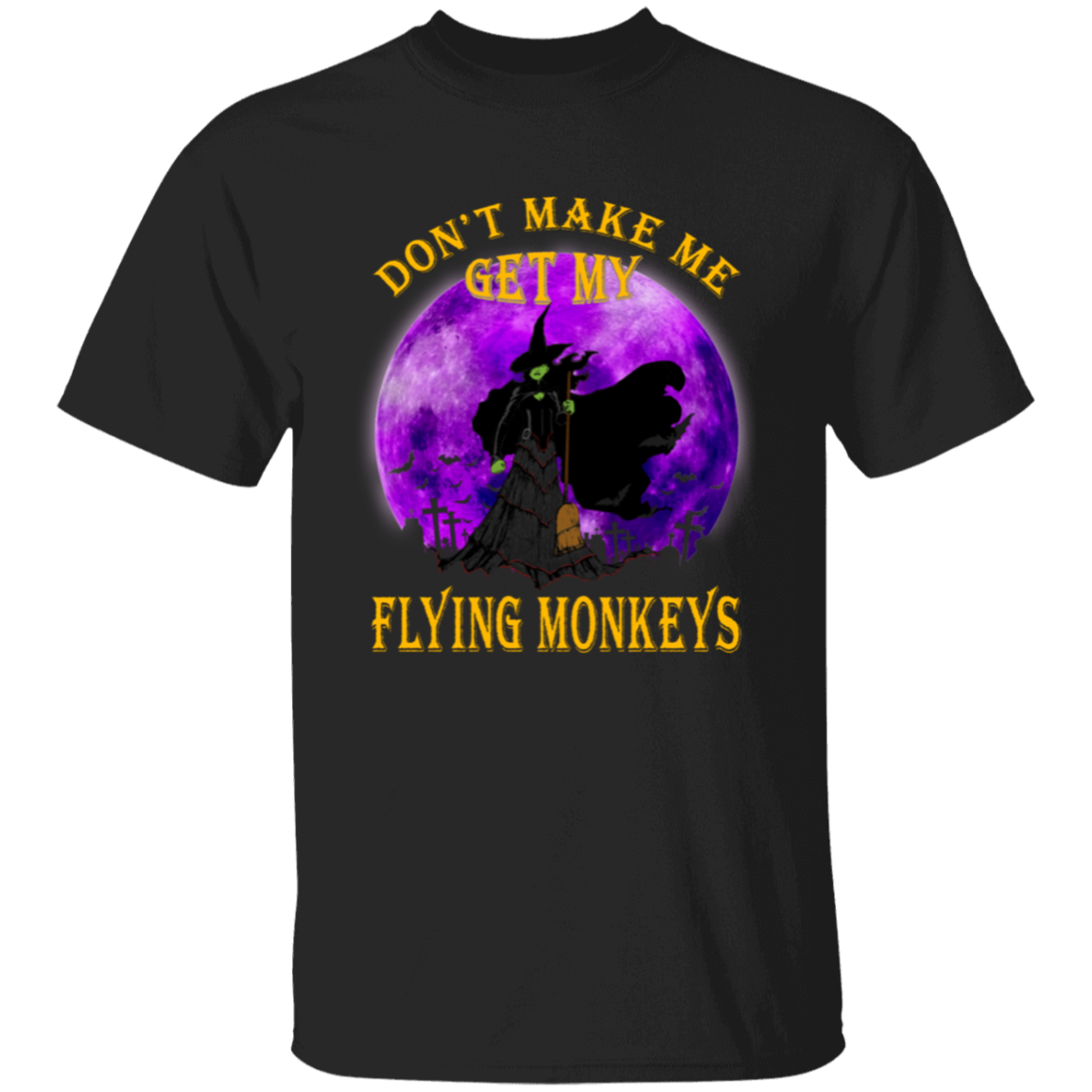 Witch Don’t Make Me Get My Flying Monkeys Vintage Unisex T-Shirt - lucy - 95084439