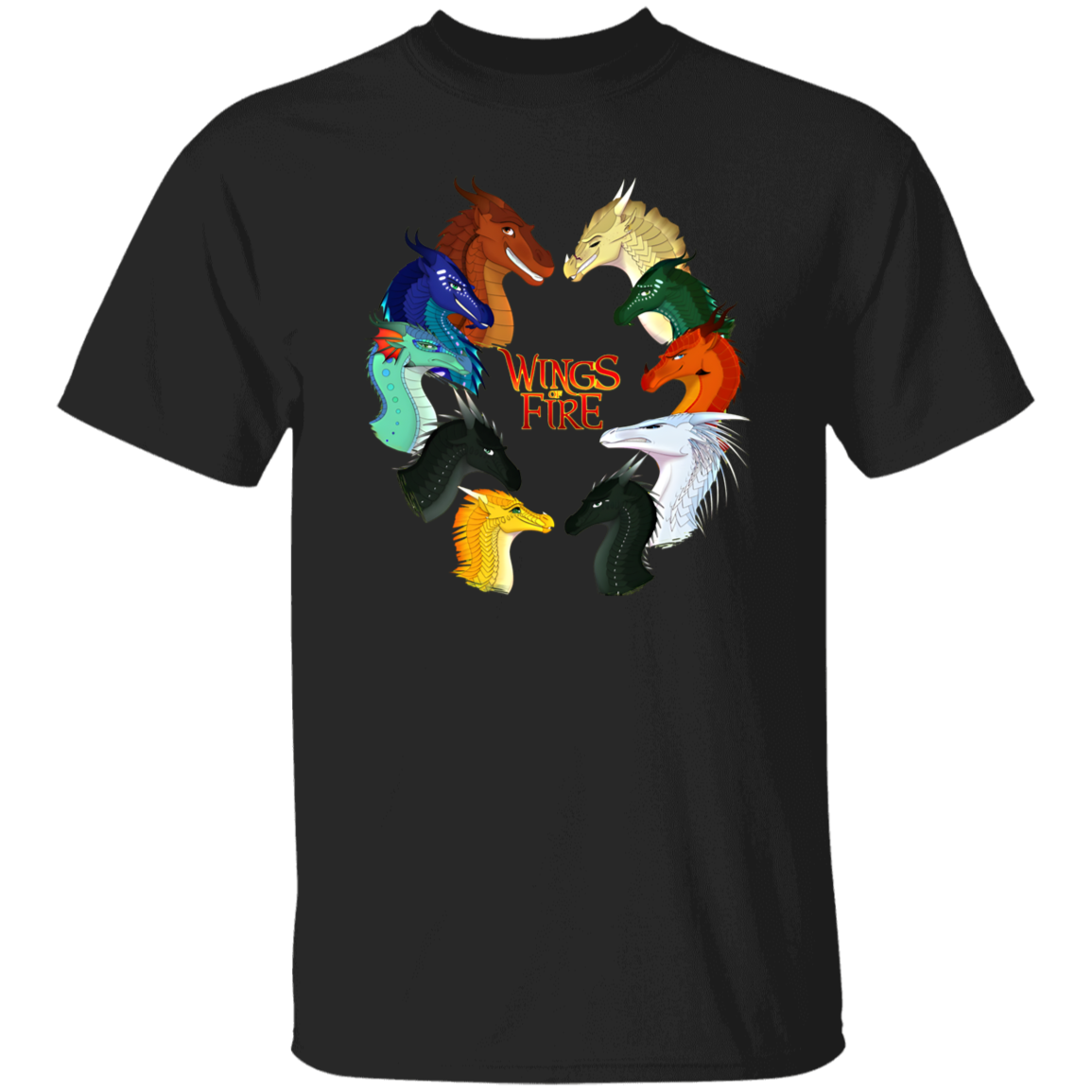 Dragons Wings Fire Unisex T-Shirt - jasmine