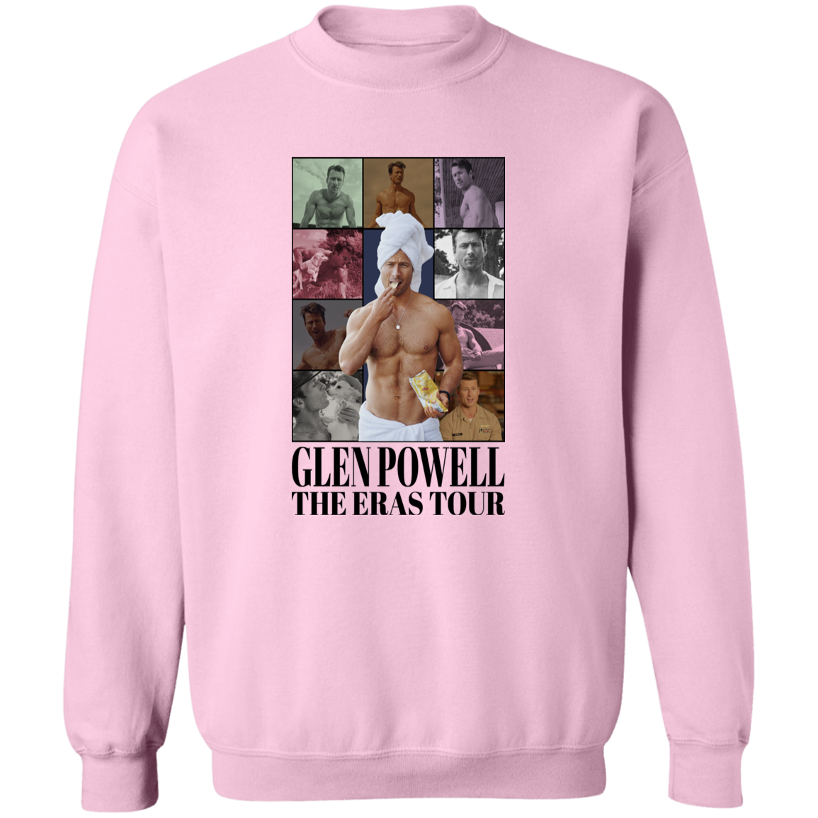 Glen Powell Eras Crewneck Pullover Sweatshirt - ID24092424