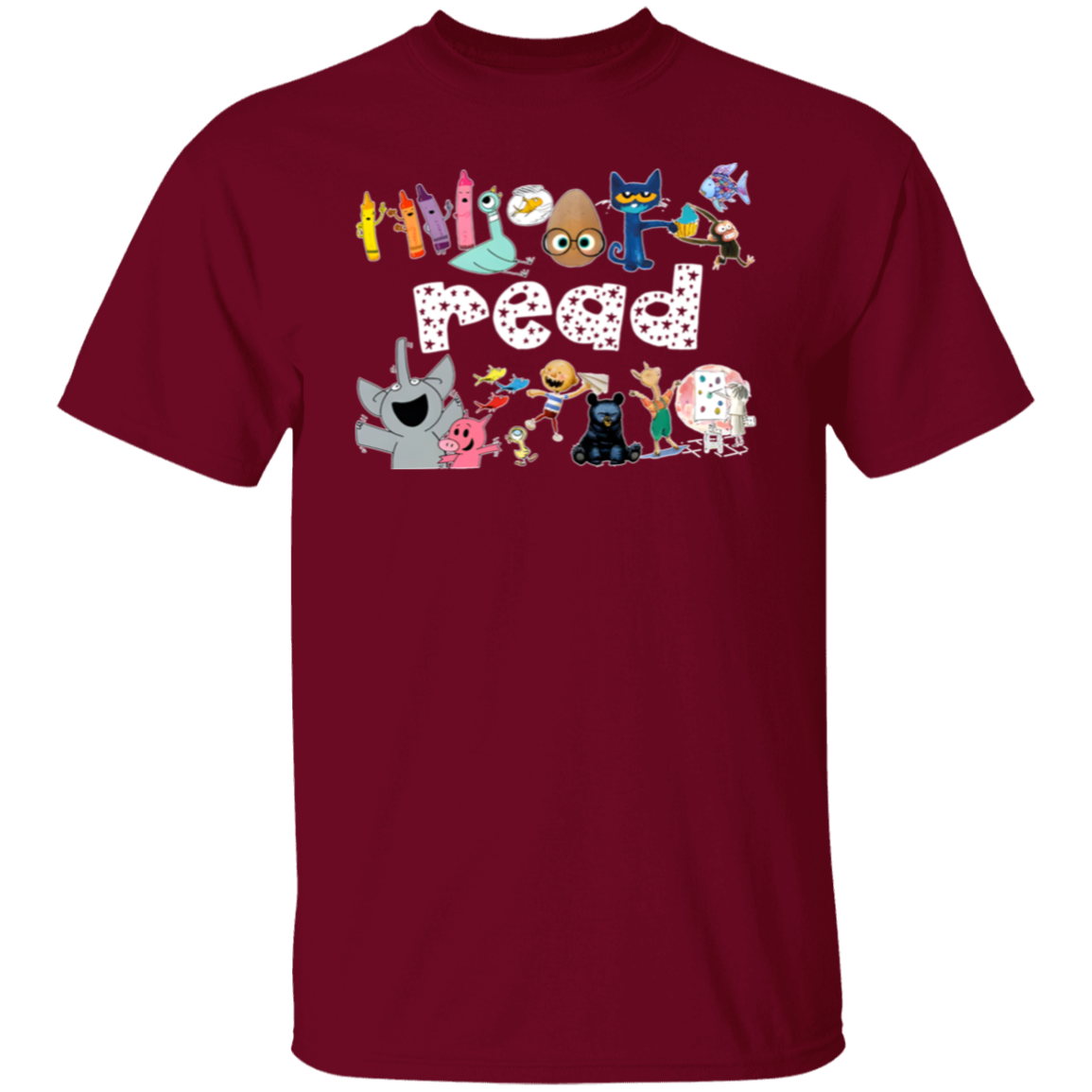 Read Children's Books Teacher T-Shirt - lapicta