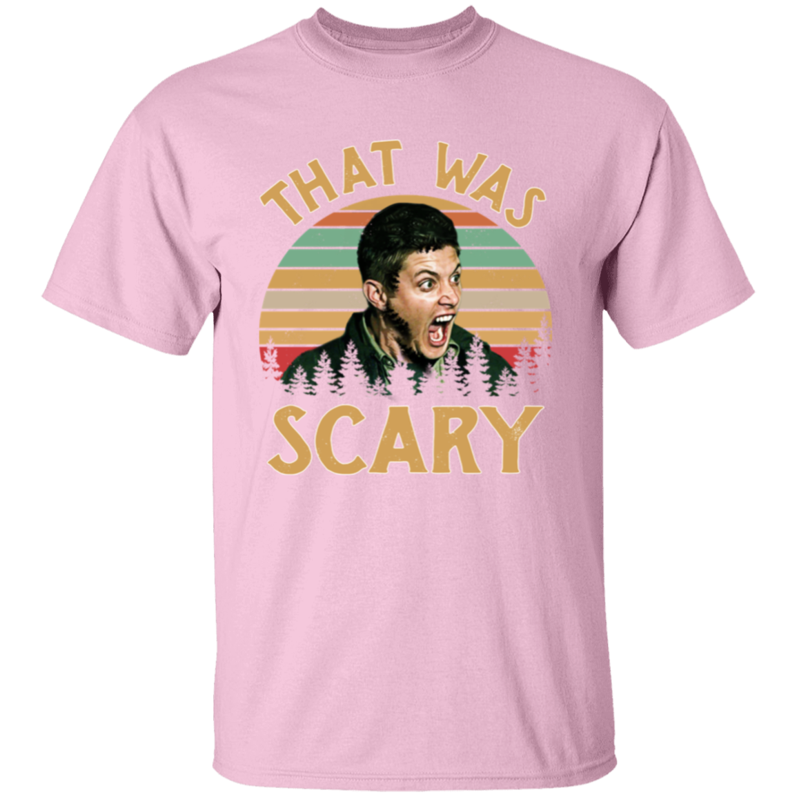 Dean Winchester Supernatural That Was Scary Funny Vintage Retro Unisex T-Shirt - lucy - 92252218