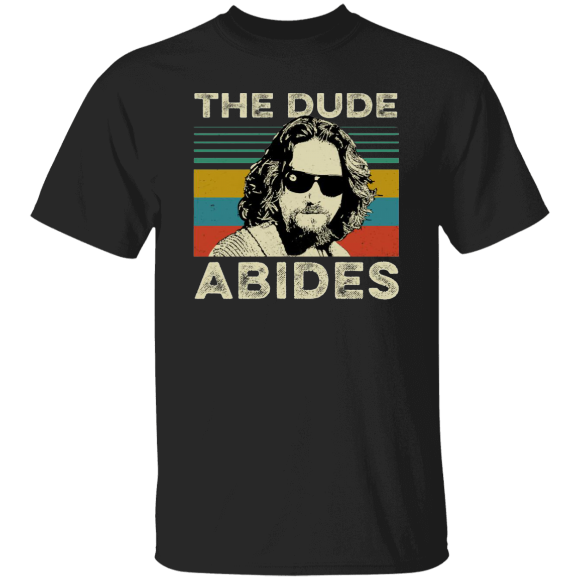 The Dude Abides Vintage T-Shirt, Big Lebowski Shirt, The Dude Shirt, 90s Movie Shirt, Comedy Movie Shirt, Jeff Lebowski ShirtG500 5.3 oz. T-Shirt