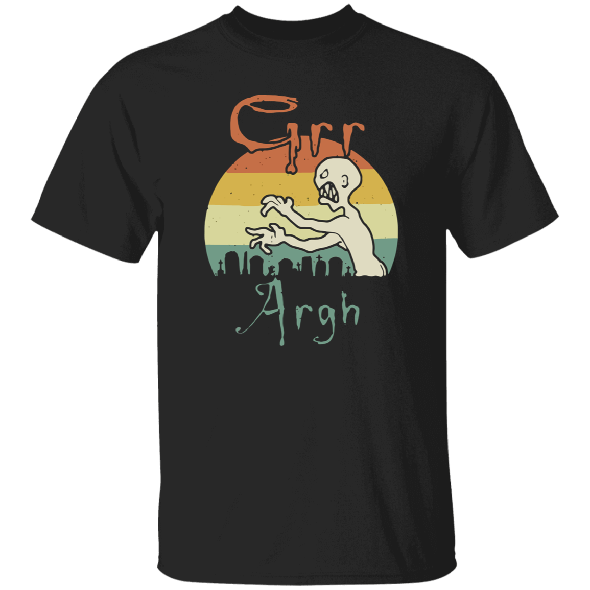 Grr Argh Zombie Vintage T-Shirt, Buffy The Vampire Slayer Shirt, Halloween Shirt, Horror Movie Shirt, Zombie Shirt, 90s Movie Shirt G500 5.3 oz. T-Shirt