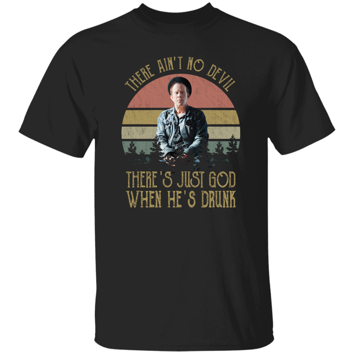 G500 5.3 oz. T-Shirt Vintage Retro Tom Waits Music Icons Classic T-Shirt