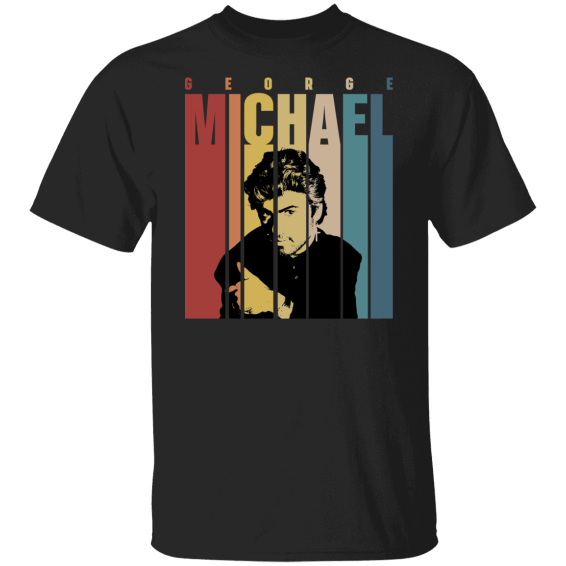 G500 5.3 oz. T-Shirt George Michael Retro Shirt - ID28102421