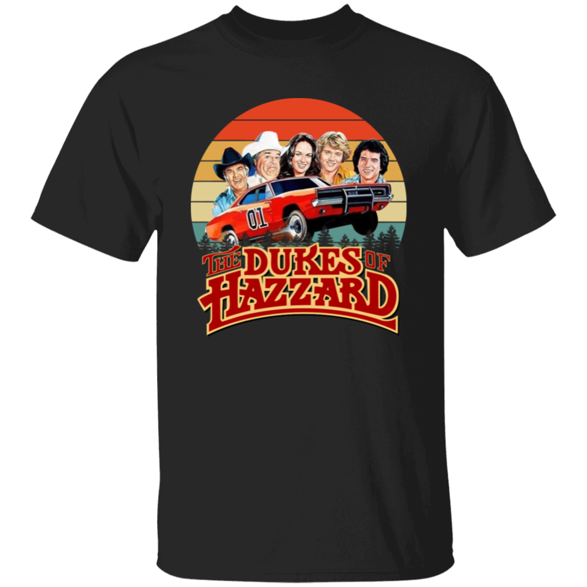Hazzard Cars Dukes Of Hazzard Vintage Unisex T-Shirt - jasmine