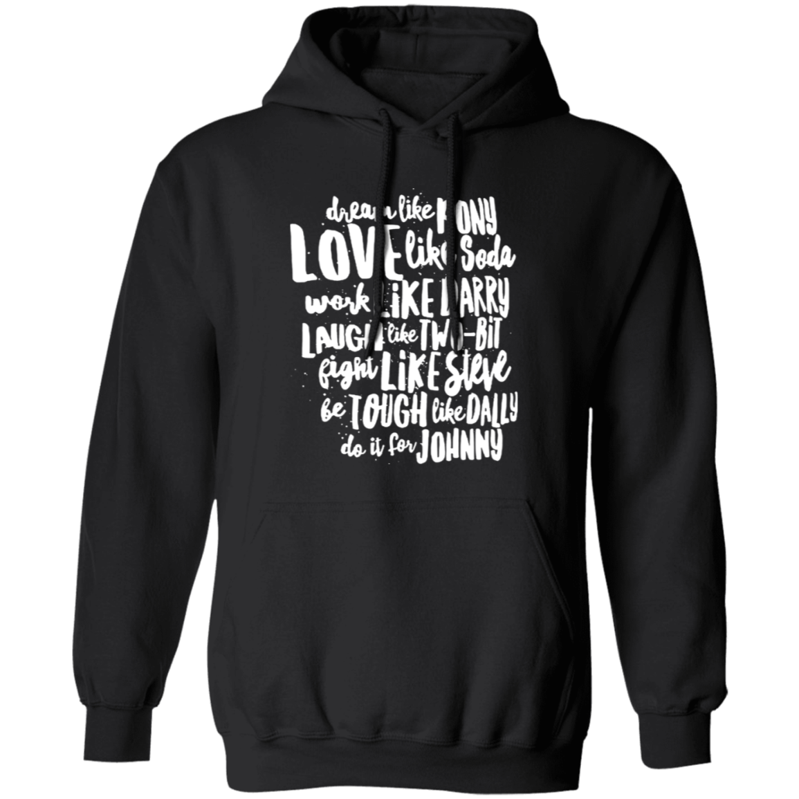 The Outsiders Character Names Teacher Vintage T-Shirt G185 Gildan Pullover Hoodie