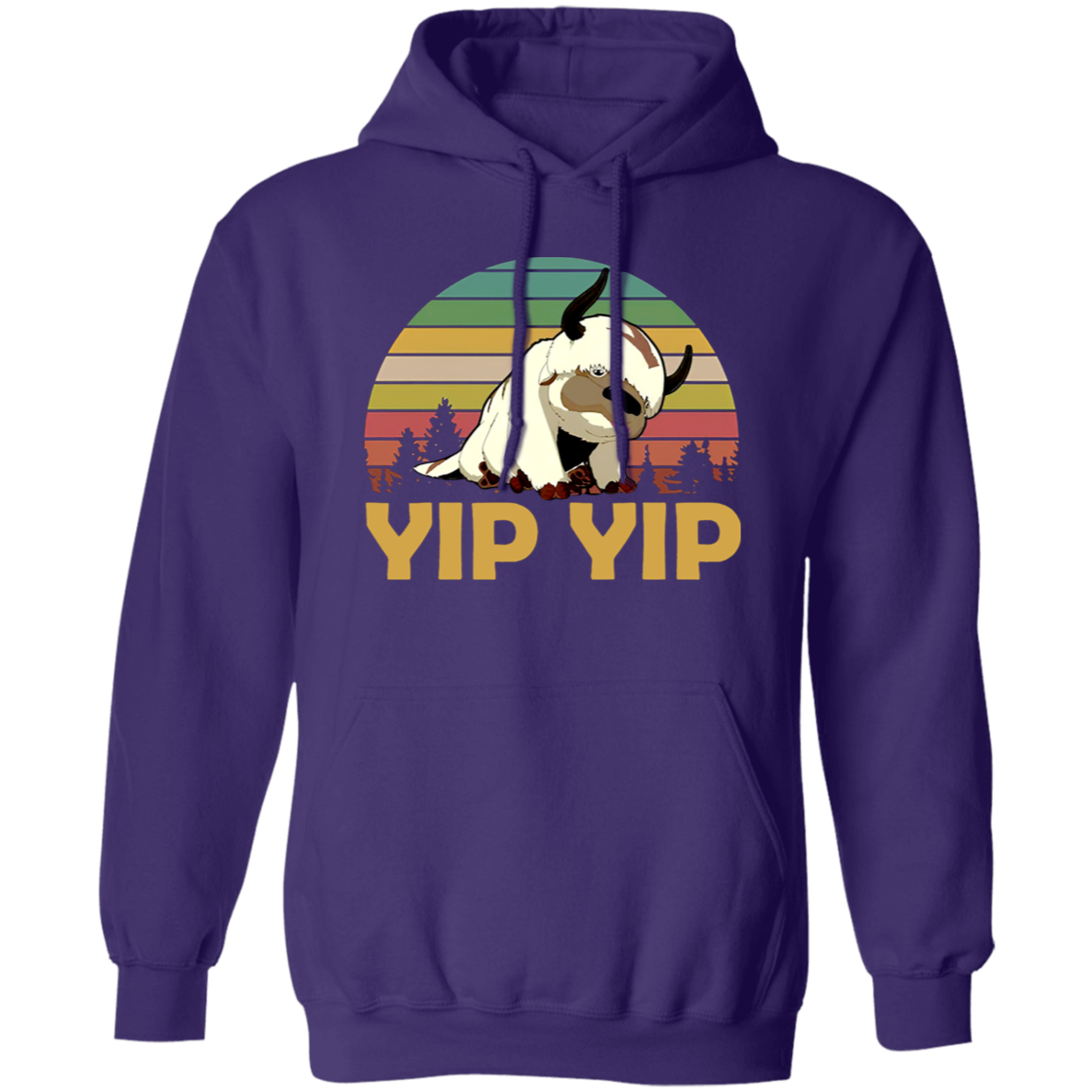 Appa Sky Bison Yip Yip Vintage T-Shirt - HOODIE