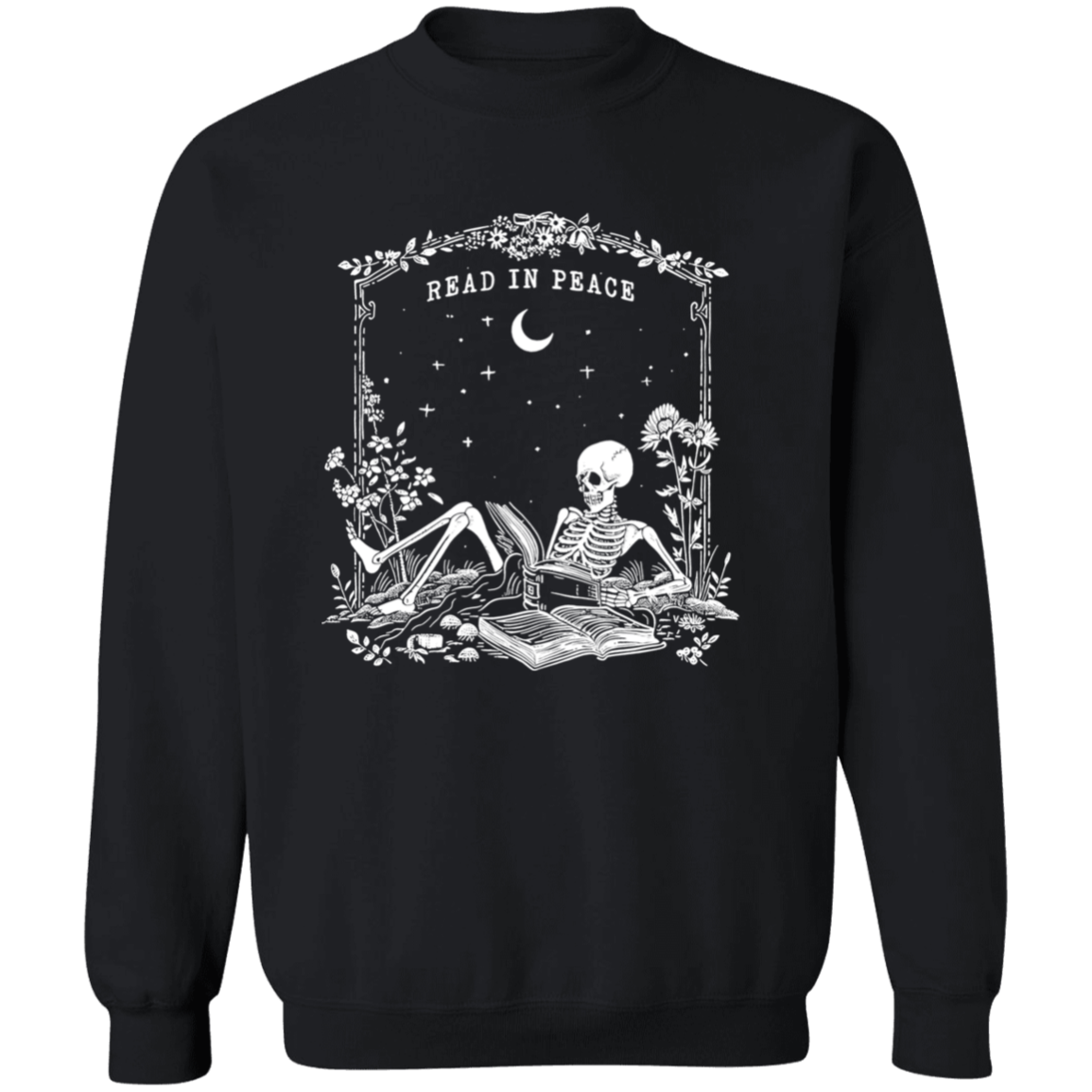 Read In Peace Ghost Teacher Sweatshirt
