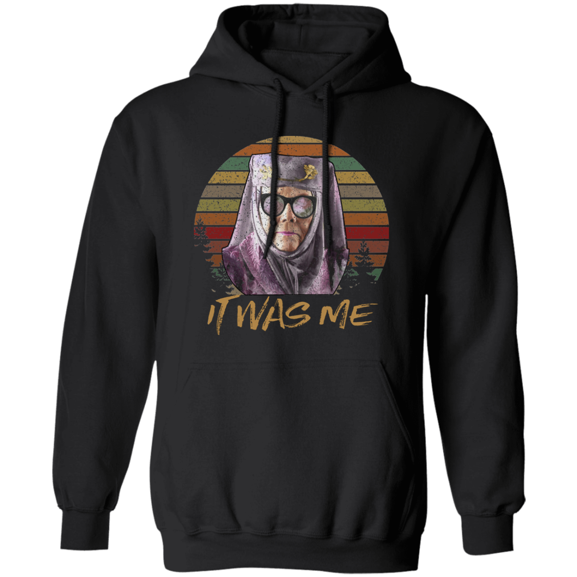 It Was Me Vintage Gildan Pullover Hoodie