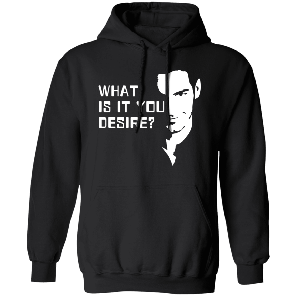 Lucifer Morningstar What Is It You Desire Vintage Pullover Hoodie