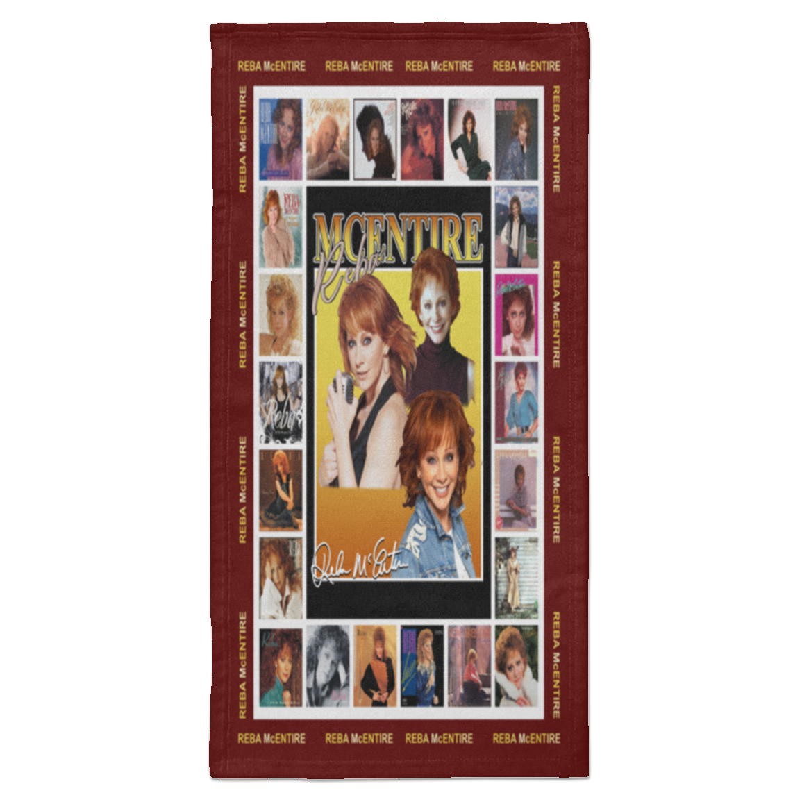 Reba Mcentire Signature Fleece Blanket, Premium Sherpa Blanket, Reba Mcentire Blanket, The Queen of Country Quilt S6HATL Towel - 15x30