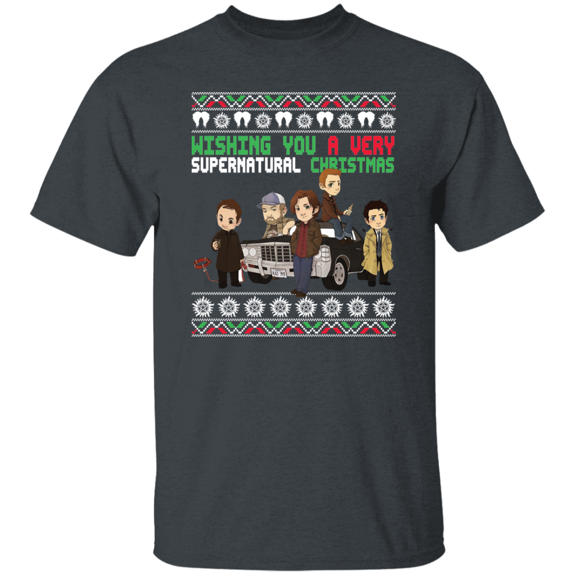 Wishing You A Very Supernatural Christmas T-Shirt