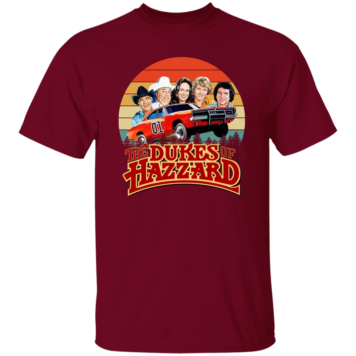 Hazzard Cars Dukes Of Hazzard Vintage Unisex T-Shirt - jasmine
