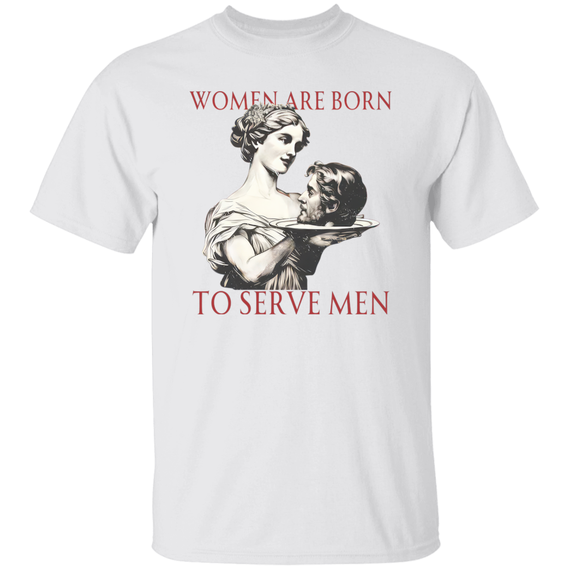Women Serve Men Vintage T-Shirt - ID21062405
