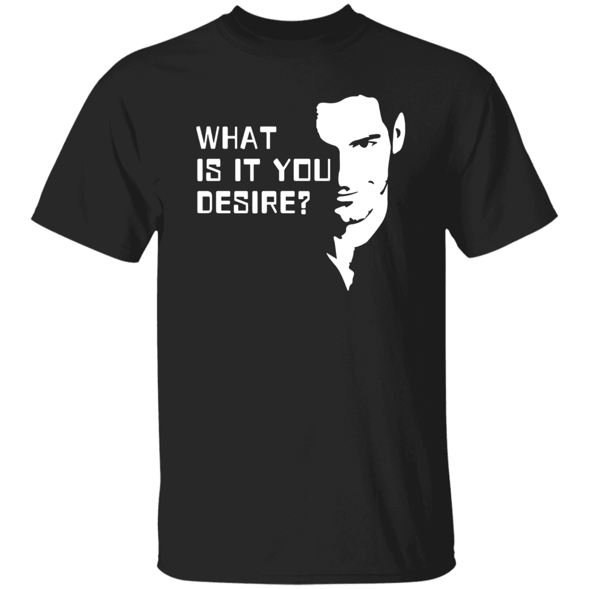 Lucifer Morningstar What Is It You Desire Vintage T-Shirt