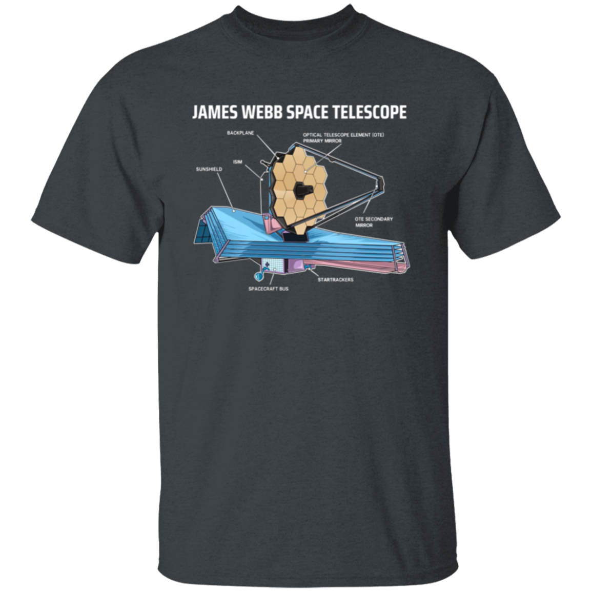 James Webb Space Telescope JWST Astronomy Science Graphic Unisex T-Shirt - lucy - 97229268