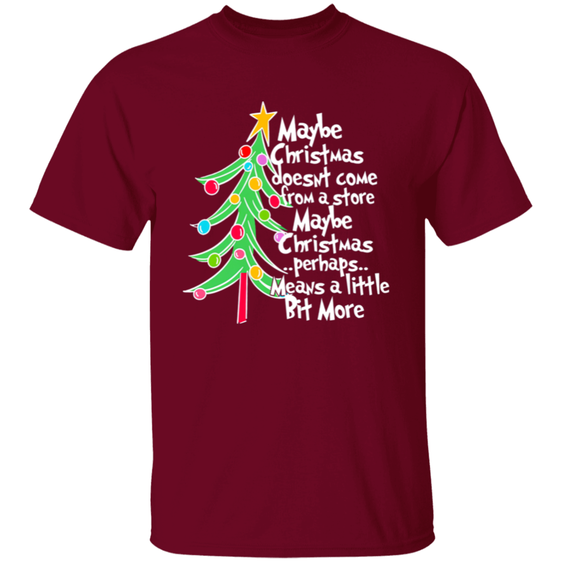 Maybe Christmas Perhaps Means A Little Bit More Teacher T-Shirt