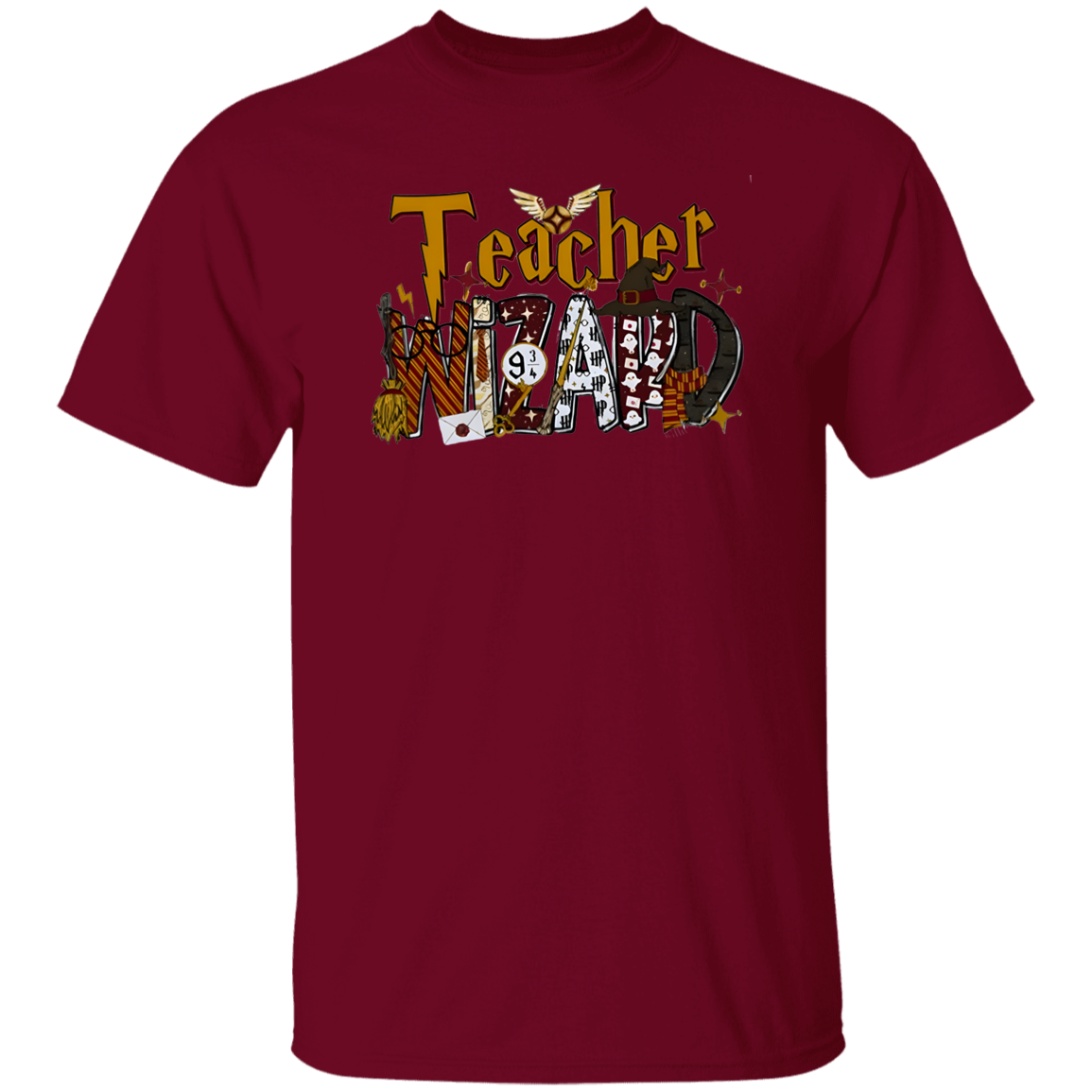 Teachr Wizard Magic School Vintage T-Shirt