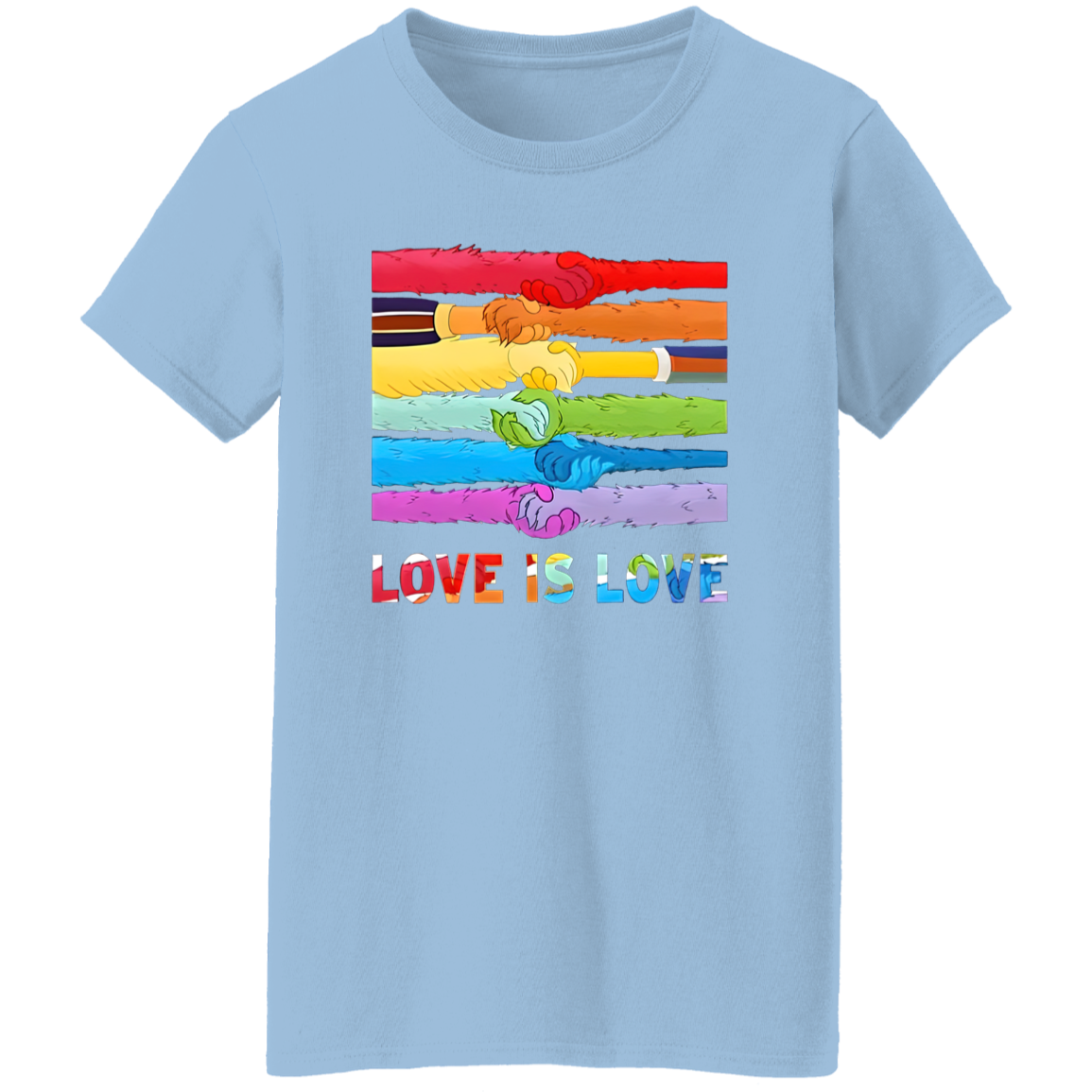 Lgbt Pride Love Is Love The Muppet Sesame Street Gay Pride Vintage T-Shirt - WOMEN