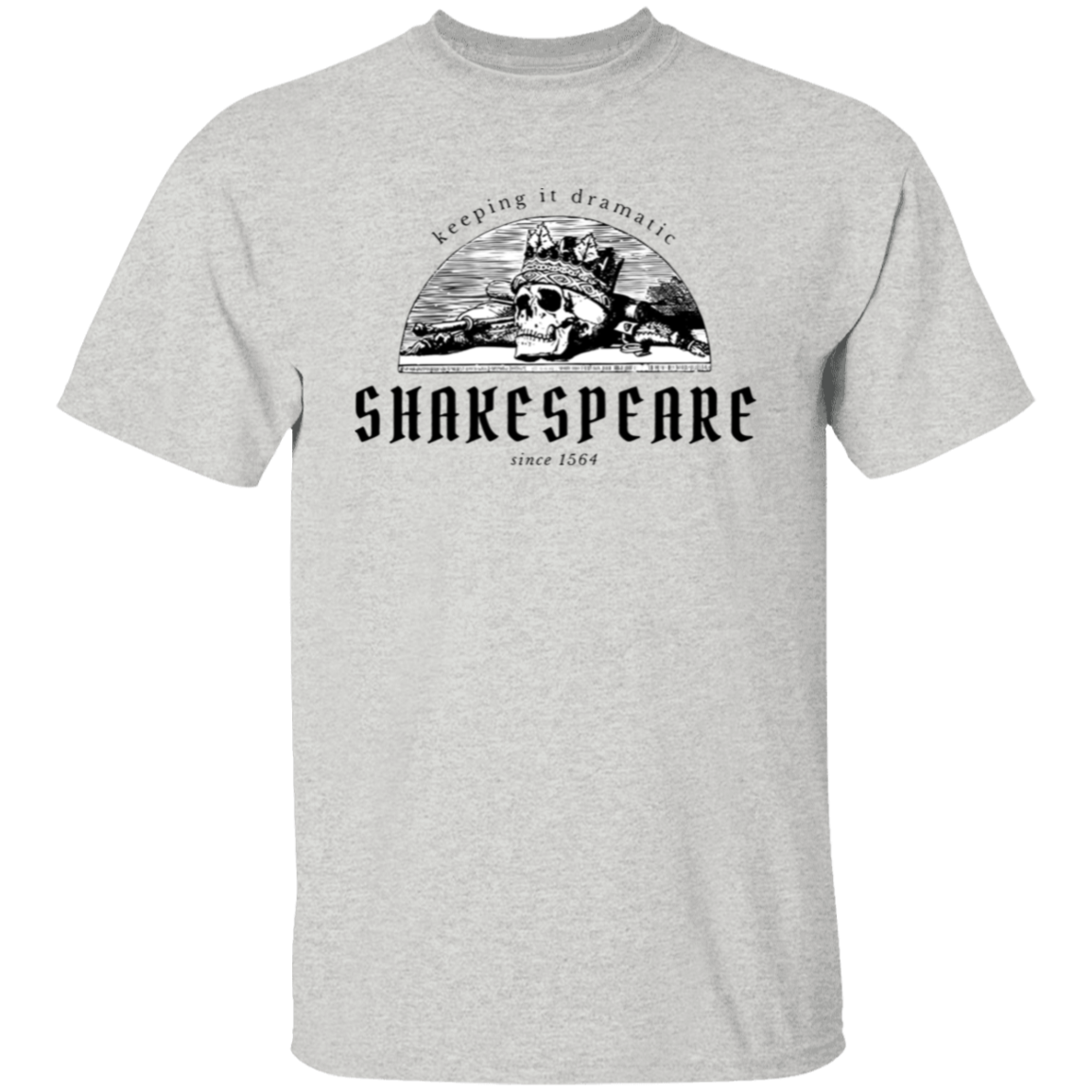 Keeping It Dramatic Shakespeare Literature Teacher Vintage Unisex T-Shirt - letter