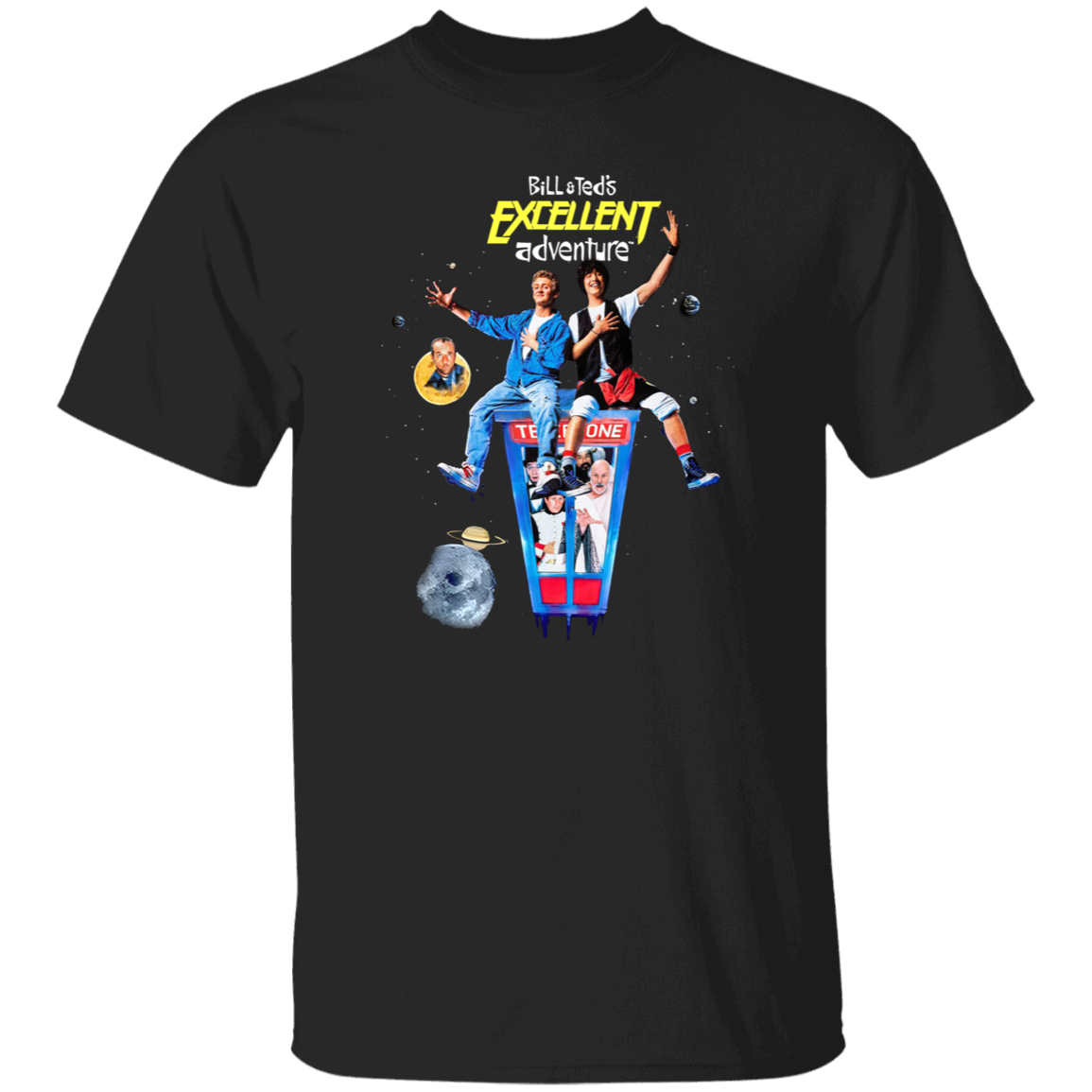 Bill And Ted’s Excellent Adventure Vintage Movie 90s Unisex T-Shirt - jasmine