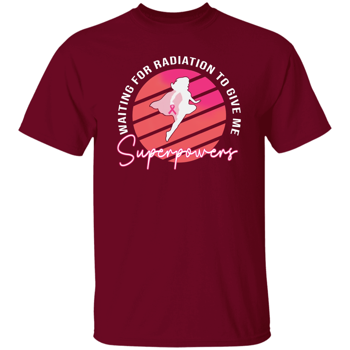 G500 5.3 oz. T-Shirt Waiting For Radiation To Give Me Superpowers T-Shirt