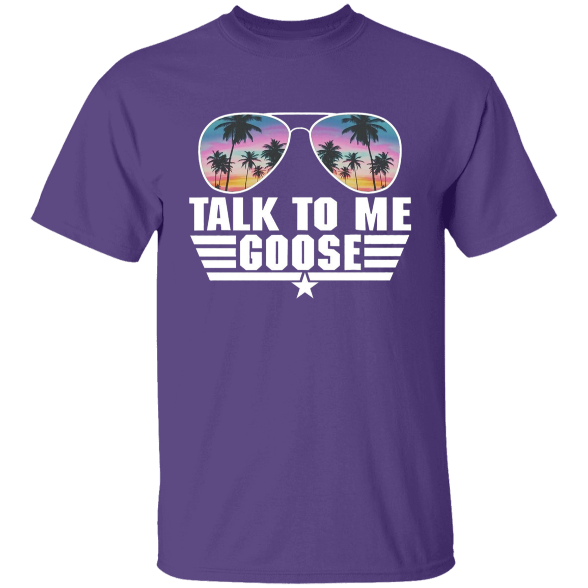 Talk To Me Goose Sunglasses Funny Beach Vacation Vintage T-Shirt - YOUTH