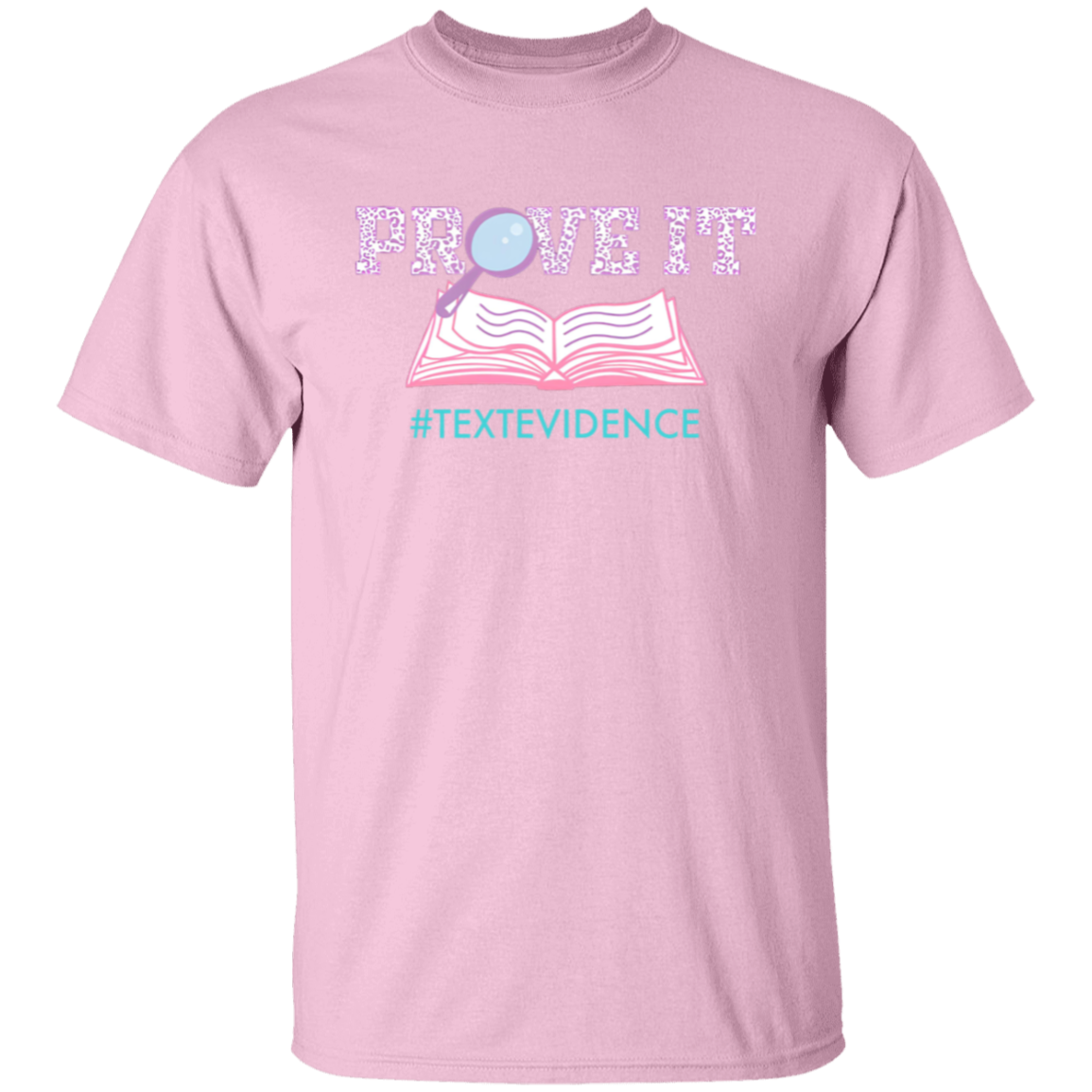 Text Evidence Prove It Teacher Vintage Unisex T-Shirt - letter