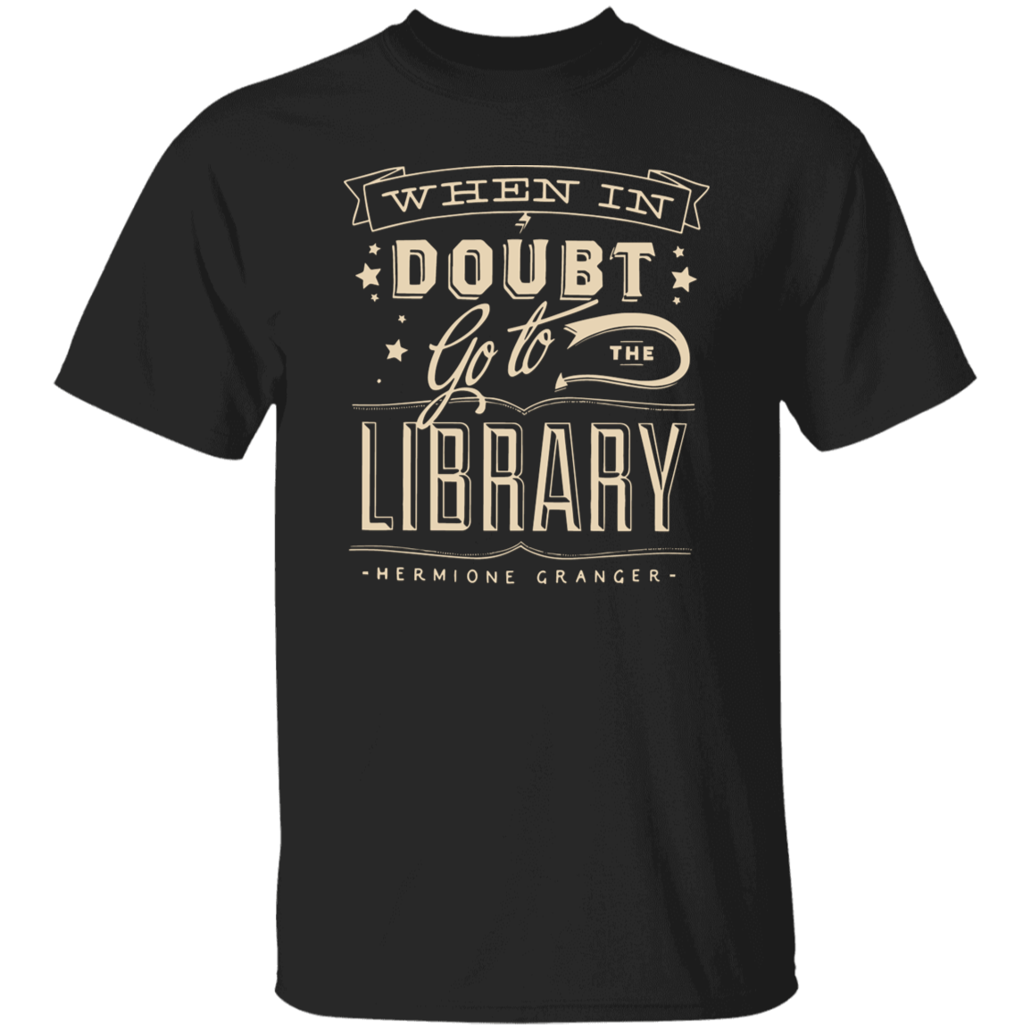 When In Doubt Go To The Library Hermione Granger Teacher T-Shirt