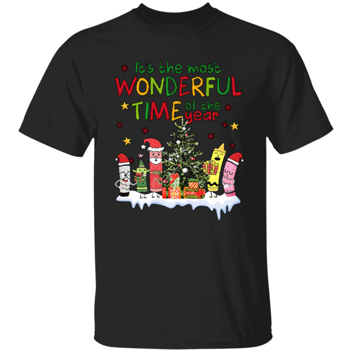 It's The Most Wonderful Time Of The Year Teacher Vintage Unisex T-Shirt - letter